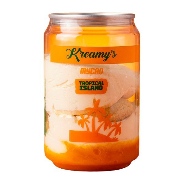 Kreamy's Tropical Island, dessert en canette
